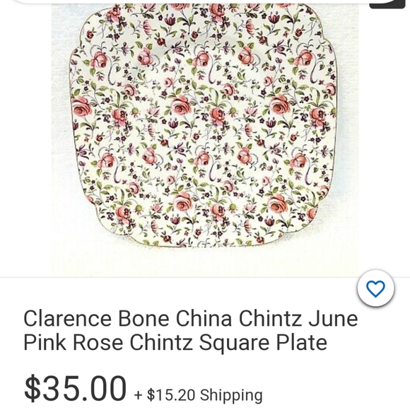 Clarence Bone China Other - (THREE)  Vintage 90's Clarence Bone China Salad Plates